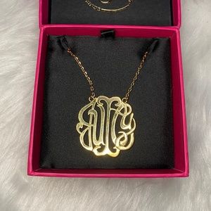 juicy monogram necklace